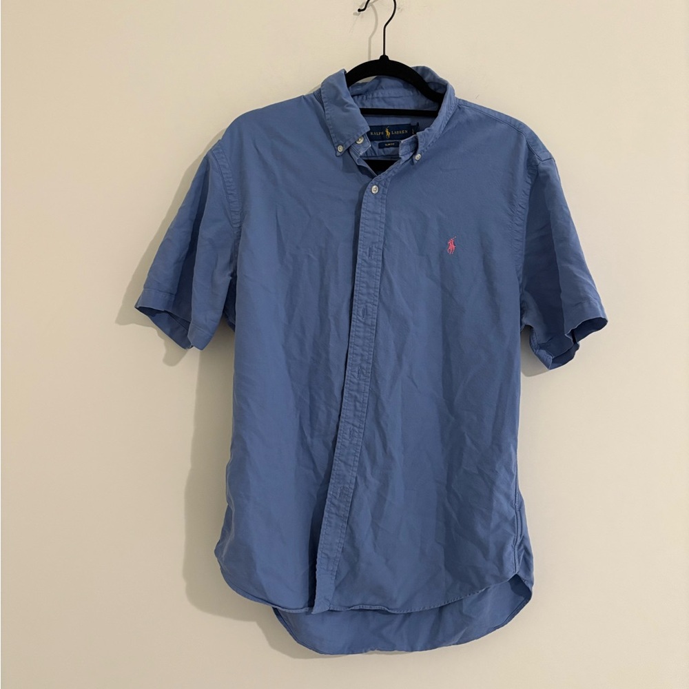Ralph Lauren Casual Blue Button Down Shirt